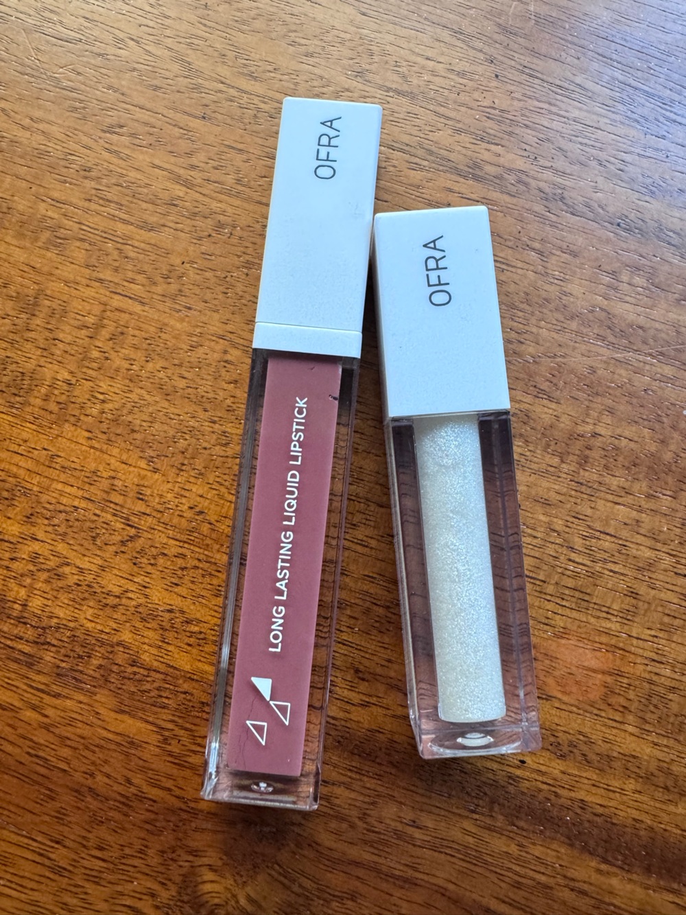OFRA Long Lasting Liquid Lipstick Duo in Mauve Pink and Shimmer Clear
